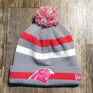 Pink carolina panthers toboggan
